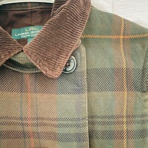 VIntage Lauren Ralph Lauren Plaid Tweed Coat